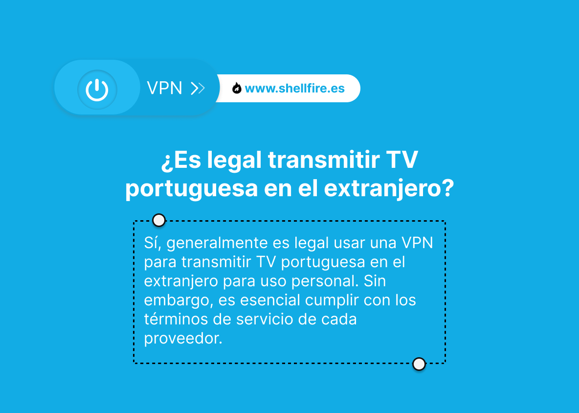 ¿Es legal transmitir TV portuguesa en el extranjero?