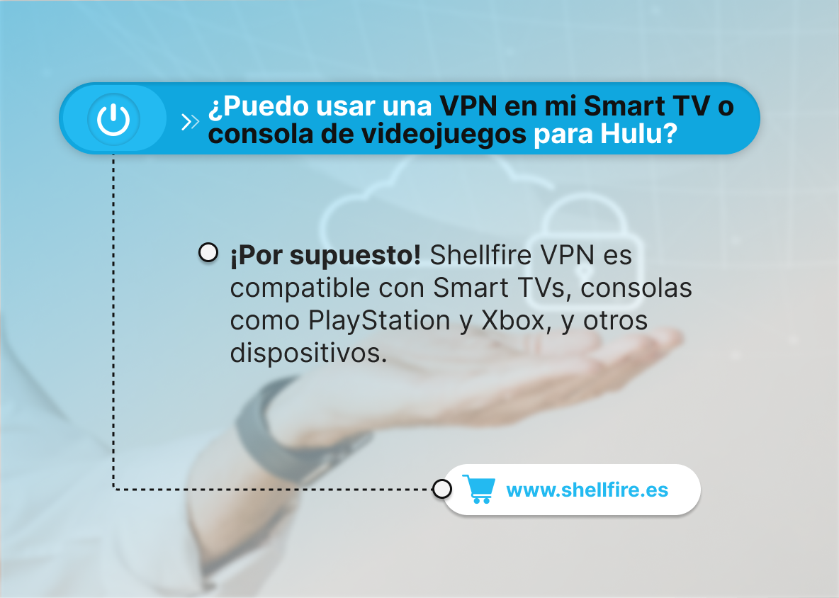 ¿Puedo usar una VPN en mi Smart TV o consola de videojuegos para Hulu?